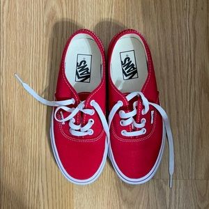 Women’s Red Vans